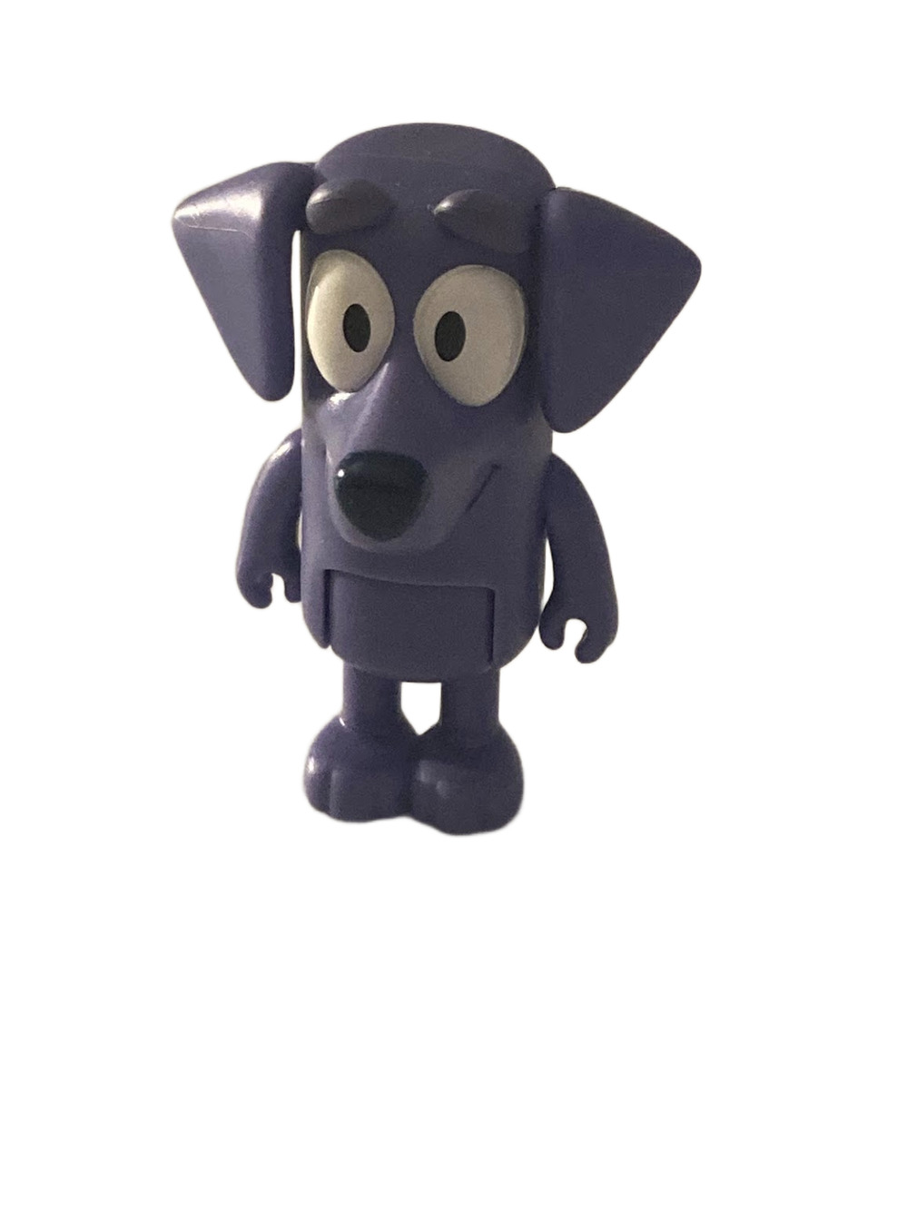 Bluey JEAN-LUC Purple Dog 2.5" Poseable Action Figure Replacement MINT